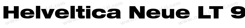 Helveltica Neue LT 93 Black Ex字体转换